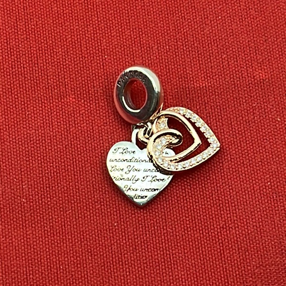 Pandora entwined double dangle charm - Picture 2 of 3